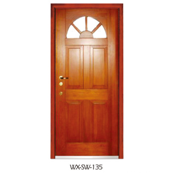 Proveedor experto Puerta de acero de madera (WX-SW-135)